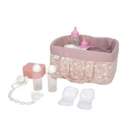 Muñecas Arias Canastilla Elegance Rosa con 9 Accesorios para Niñas