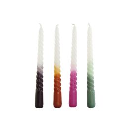 Velas DKD Home Decor Bicolor 2 x 2 x 25 cm 2 x 2 x 20 cm (4 Piezas) (4 Unidades) Velas DKD Home Decor Bicolor 2 x 2 x 25 cm 2 x 2 x 20 cm (4 Piezas) (4 Unidades)