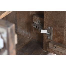 Aparador Indio DKD Home Decor Natural Plateado 38 x 80 x 80 cm Aparador Indio DKD Home Decor Natural Plateado 38 x 80 x 80 cm
