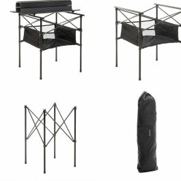 Mesa de Camping Plegable con Cesta y Funda Folble InnovaGoods