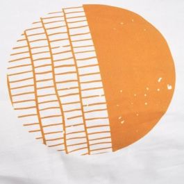 Today 119492 Juego de Cama Sunshine Algodón 260x240cm Estampado Círculos Blanco para 2 Personas + 2 Fundas Almohada 63x63cm