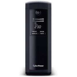 SAI Línea Interactiva Cyberpower VP1200ELCD-DE/ 1200VA-720W/ 5 Salidas/ Formato Torre SAI Línea Interactiva Cyberpower VP1200ELCD-DE/ 1200VA-720W/ 5 Salidas/ Formato Torre