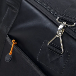 TOBAGO Funda para Teclado 130 x 40 x 15 Cm, Negro, Poliéster 600D con Bolsillo Frontal