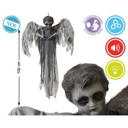 Ángel Colgante Zombi 100 cm con Alas Grises, Efectos de Sonido y Luz activados por Sonido para Halloween y Decoración Gótica Ángel Colgante Zombi 100 cm con Alas Grises, Efectos de Sonido y Luz activados por Sonido para Halloween y Decoración Gótica Precio: 30.50000052. SKU: B166E8AE3V