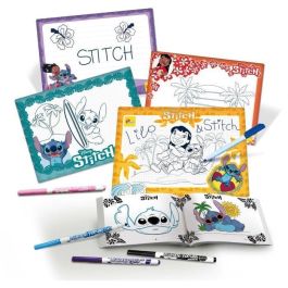 Kit de dibujo - LISCIANIGIOCHI - STITCH - Marcadores perfumados - Lápices de colores, pegatinas Kit de dibujo - LISCIANIGIOCHI - STITCH - Marcadores perfumados - Lápices de colores, pegatinas