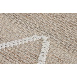 Alfombra Home ESPRIT Blanco Natural Boho 160 x 230 x 1 cm