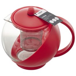 Cook Concept Tetera con Filtro 1.2 L para Infusiones de Metal y Cristal