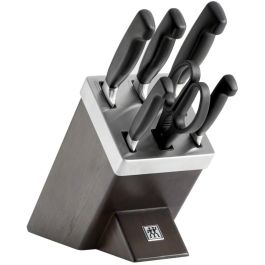 Zwilling 35145-000-0 - Juego de Cuchillos de Chef, Pan, Pelar con Tijeras y Bloque de Esche - Acero Inoxidable Precio: 285.49999973. SKU: B1HMAF8NHX