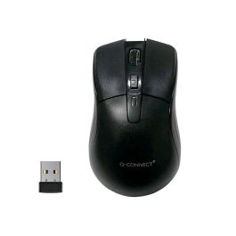 Raton Q-Connect Optico 1000 Dpi Inalambrico Nano Receptor Usb 2,4 grhz Negro Raton Q-Connect Optico 1000 Dpi Inalambrico Nano Receptor Usb 2,4 grhz Negro