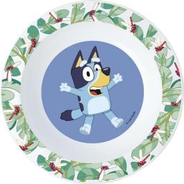 Stor Set Plato, Cuenco, Vaso, Cuchara y Tenedor Bluey (apto para microondas) Edad mínima 6 meses