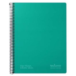 Bloc Navigator Tapa Extra A4 80H Cuadric.4X4 80G Verde (Set de 5) Precio: 23.89000042. SKU: B12L4V8FAN