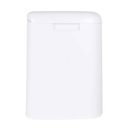 Tontarelli Cubo Basura Triple Patty Blanco con Tapa 40L 58.5x32x41.5 cm (4 Unidades)