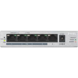 Zyxel GS1005HP-EU0101F Switch No Administrado 5 Puertos Gigabit Ethernet PoE Plata