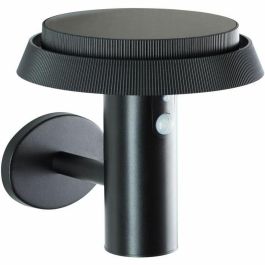 Brilliant BRI4004353437823 Aplique de Exterior Alvero LED y Solar con Detector de Movimiento, 4 W, Negro, Metal y Plástico Brilliant BRI4004353437823 Aplique de Exterior Alvero LED y Solar con Detector de Movimiento, 4 W, Negro, Metal y Plástico