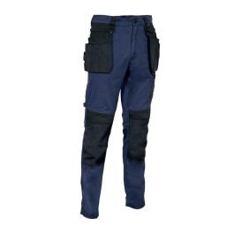 Cofra Pantalón de trabajo Kudus Azul Marino Negro Talla 48