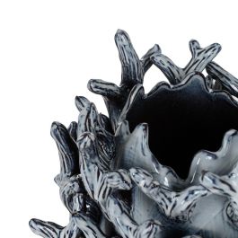 Jarrón Azul Cerámica Decoración 26,50 X 26 X 37 cm