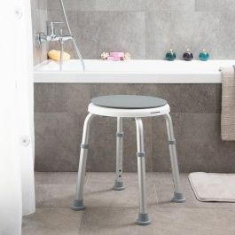 Taburete de Baño Giratorio y Regulable Roshawer InnovaGoods