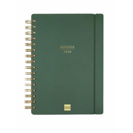 Finocam Agenda Haiku Espiral 16 Meses Tapa Dura Verde 2025-2026, Diseño Sofisticado con Espiral Doble y Goma Elástica Precio: 11.49999972. SKU: B12MWTCTD6