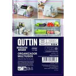 Organizador Multi.Pet 34x23.5x14.5 cm Quttin - Inde (10 Unidades) Organizador Multi.Pet 34x23.5x14.5 cm Quttin - Inde (10 Unidades)