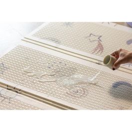 Nuby NUB0048526251261 Alfombra de juego reversible Arcoíris 200 x 150 x 1 cm para bebés y niños