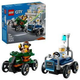LEGO 60459 City Avi3n vs. Cama de Hospital, Juego de Construcci3n, 70 Piezas, 5+ Anos