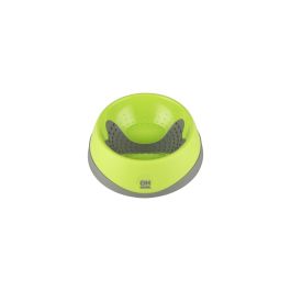 Lickimat Oh Bowl Bol Lento para Perro Talla S Verde | Antiestrés, Promueve Digestión Saludable y Cuidado Dental | Apto Lavavajillas