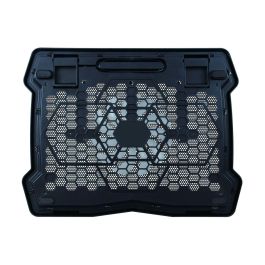 Conceptronic Thana05B Soporte Base Refrigeración para Portátiles hasta 15.6", Ventilador Azul, Negro