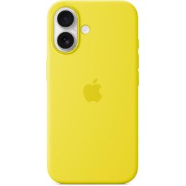 Apple Funda iPhone 16 MagSafe de Silicona - Amarillo Carambola - Protección Anticaídas y Arañazos, Materiales Reciclados