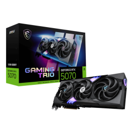 MSI Tarjeta Gráfica Gaming GeForce RTX 5070 12G GDDR7 PCIe 5.0, Gaming Trio OC, 3 Ventiladores, Overclocked, 12 GB Precio: 835.50000028. SKU: B124PT9EAX