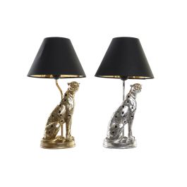 Lampara Sobremesa Colonial DKD Home Decor Dorado Plateado 26 x 46 x 26 cm (2 Unidades) Precio: 72.0192. SKU: S3031404