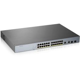 Zyxel GS1350-26HP-EU0101F Switch Gestionado L2, 24 Puertos Gigabit Ethernet, PoE, Gris