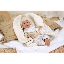 Muñeca elegance 35 cm babyto beige c/manta (muñeco de peso)