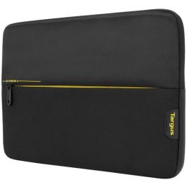 Targus Funda Portátil CityGear 13.3" Negra, Profesional Compacta Ligera, Protección Segura y Bolsillo Frontal para Accesorios