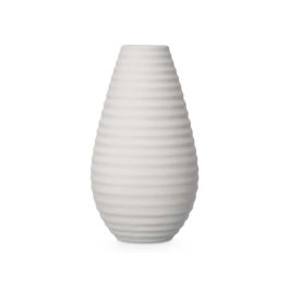 Jarrón Cerámica Raya Horizontal 33 cm Gris - Giftdecor (4 Unidades) Jarrón Cerámica Raya Horizontal 33 cm Gris - Giftdecor (4 Unidades)