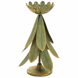 Candelabro Alexandra House Living Oro Hierro 21 x 31 x 21 cm Plumas