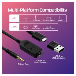 HP Cloud III Auriculares Gaming 7.1 Sound DTS Headphone:X Spatial Sound Over-Ear Color Negro