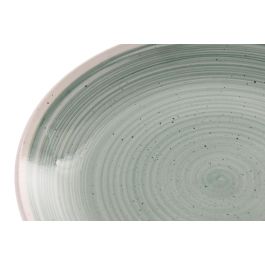 Vajilla Basicos DKD Home Decor Verde Blanco 27 x 3 x 27 cm Set de 18 Vajilla Basicos DKD Home Decor Verde Blanco 27 x 3 x 27 cm Set de 18