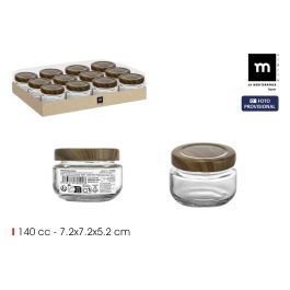 Bote de vidrio multiusos Wood 140 cc - La Mediterranea por Inde (24 Unidades) Precio: 14.49999991. SKU: B1JDD5D7J3