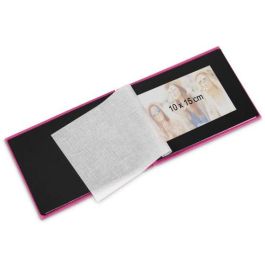 Hama 113674 Álbum espiral Fine Art, 24x17 cm, 50 páginas negras, color rosa