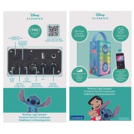 Lexibook Altavoz Infantil Stitch Bluetooth con Micrófono