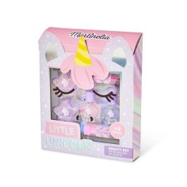 Aquarius Cosmetic Martinelia Little Unicorn Face Box, 2 Esmaltes, 2 Bálsamos, 2 Pintalabios, 3+ Años, Inglés, Español, Francés, Portugués, Italiano