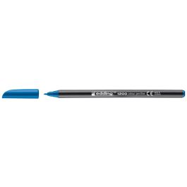 Rotulador Edding Punta Fibra 1200 Azul Claro N.10 Punta Redonda 0.5 mm 10 unidades