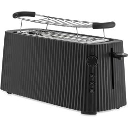 Alessi Tostadora Plissé MDL15 B, Doble Compartimento, 6 Niveles de Tostado, Función Bagel y Descongelación, Incluye Accesorio para Brioches Precio: 107.58999955. SKU: B18SXK5KQT