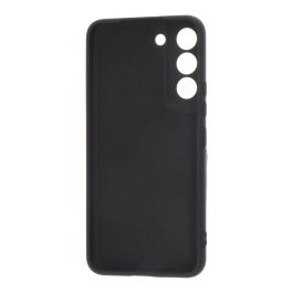 Carcasa negra de plástico soft touch para samsung s22