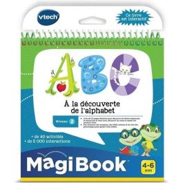 VTech Libro Interactivo Magibook ABC Descubriendo el Alfabeto, Nivel 2, para Niños de 4 a 6 Años