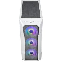 Cooler Master Caja MasterBox TD500 Mesh V2 Blanca con Ventiladores ARGB, Panel Frontal FineMesh y USB 3.2 Gen 2 Tipo C - TD500V2-WGNN-S00