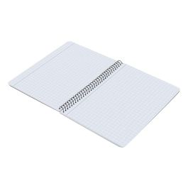 Cuaderno Espiral Liderpapel Cuarto Pautaguia Tapa Blanda 40H 75 gr Cuadro Pautado 2,5 mmcon Margen Colores Surtidos 10 unidades