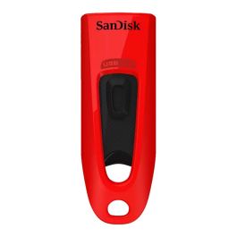 Sandisk ULTRA 64 GB USB FLASH DRIVE, USB 3.2 Gen 1, 100 MB/s Lectura, Rojo Precio: 35.50000003. SKU: B12LDJXJAV