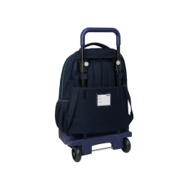 Safta Mochila Grande con Ruedas Compact Extraible Real Madrid 2ª Equipacion 25/26 33x45x22cm