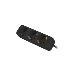 Lanberg Regleta 3 Tomas Schuko Negra 1.5m con Protección Infantil Precio: 6.9900006. SKU: S5607113